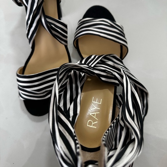 RAYE Maggie Heel in Black Stripe - Picture 6 of 7